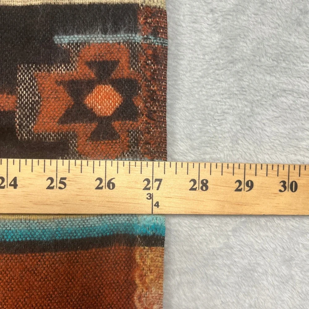El Paso Saddleblanket Co Table Runner 40x27 Rust Geometric Southwestern